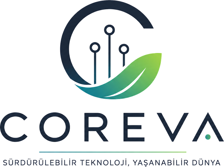 Coreva logosu: Sürdürülebilir Teknoloji, Yaşanabilir Dünya