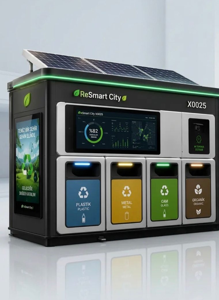 ReSmart X0025 akıllı atık istasyonu görseli